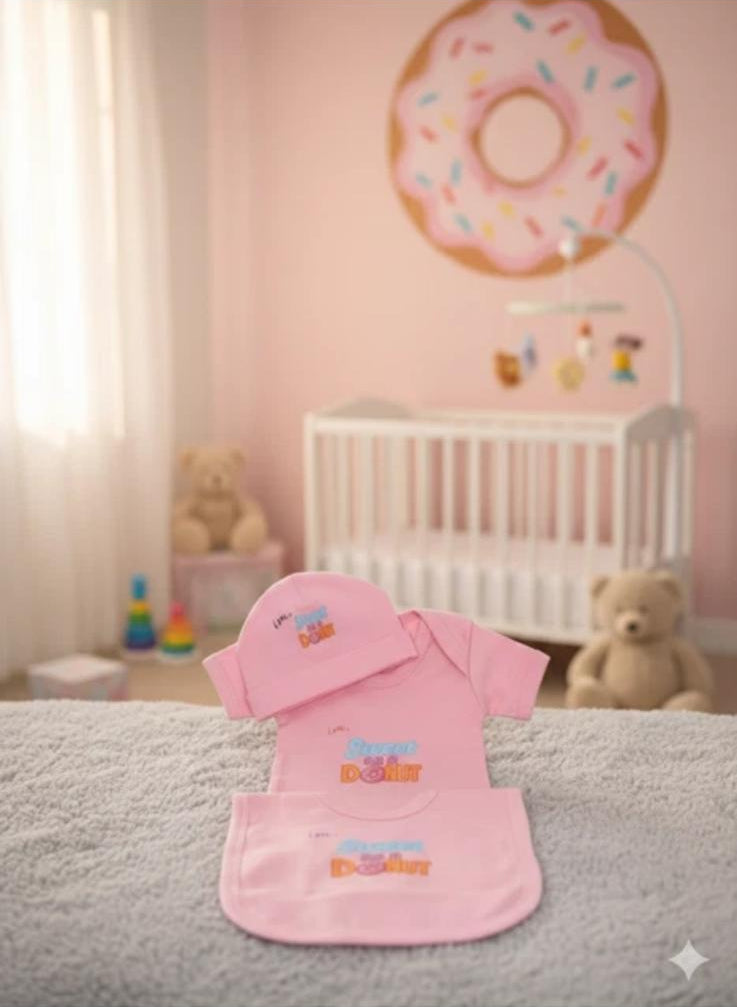 SWEET AS A DONUT 3 Piece Set