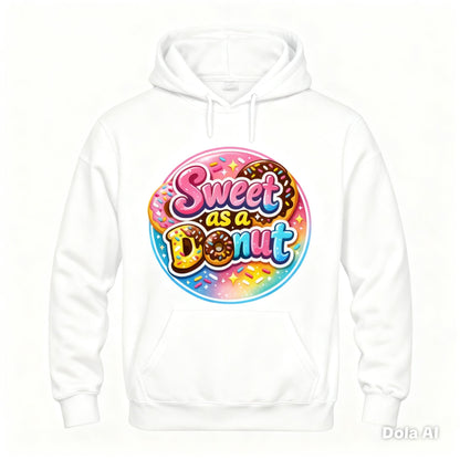 Sweet As A Donut Logo Hoodie - Adults